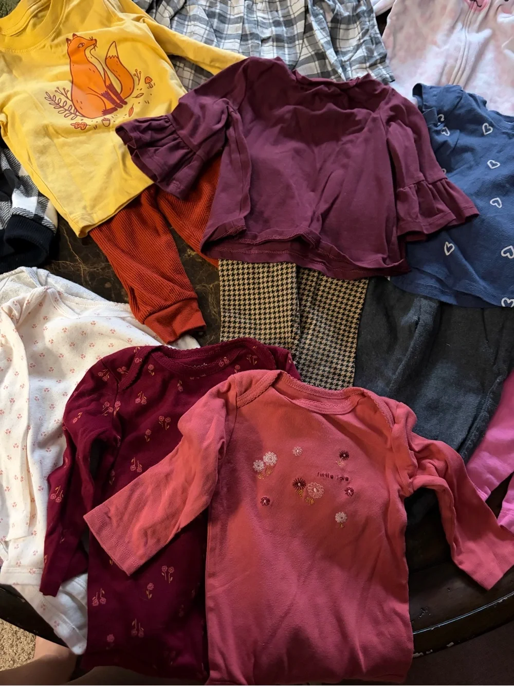 Fall baby girl clothes bundle